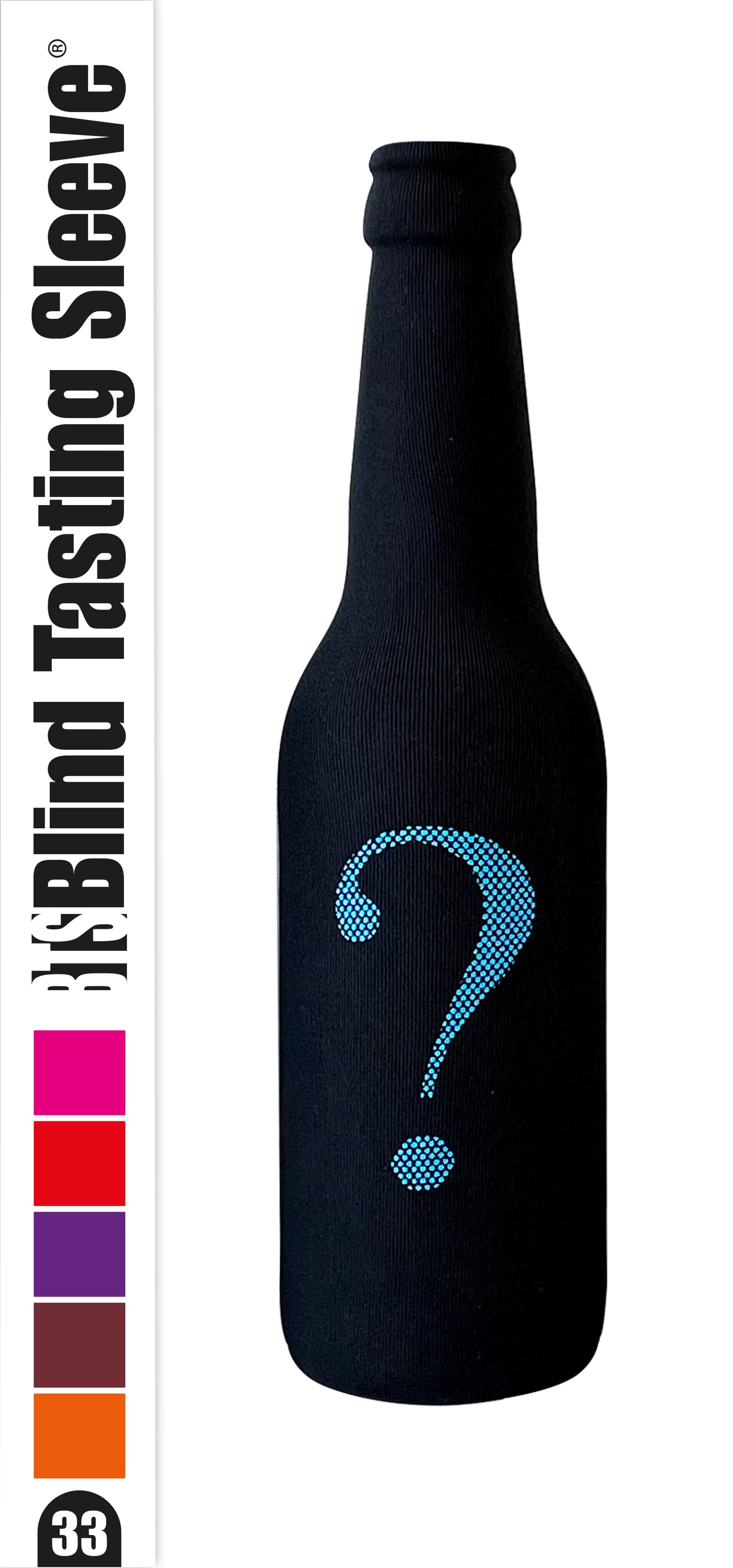 Chaussette de dégustation à l'aveugle - Blind Tasting Sleeve® 33CL - Bleu